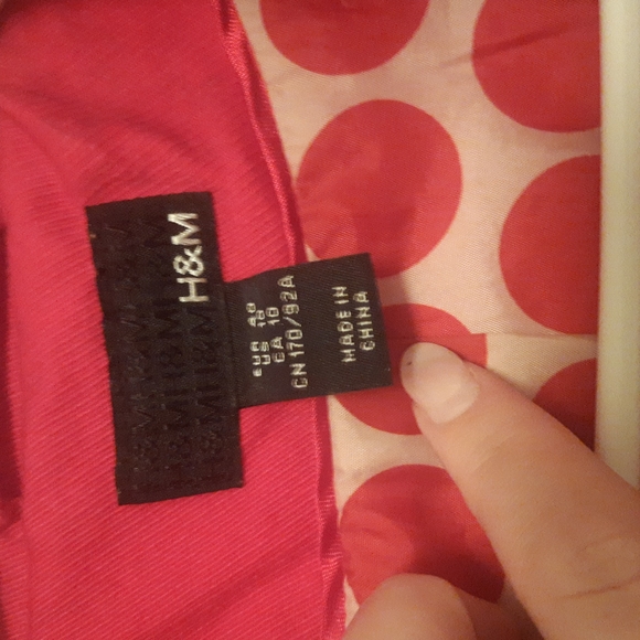 Red H&M Trench Coat - Picture 2 of 7